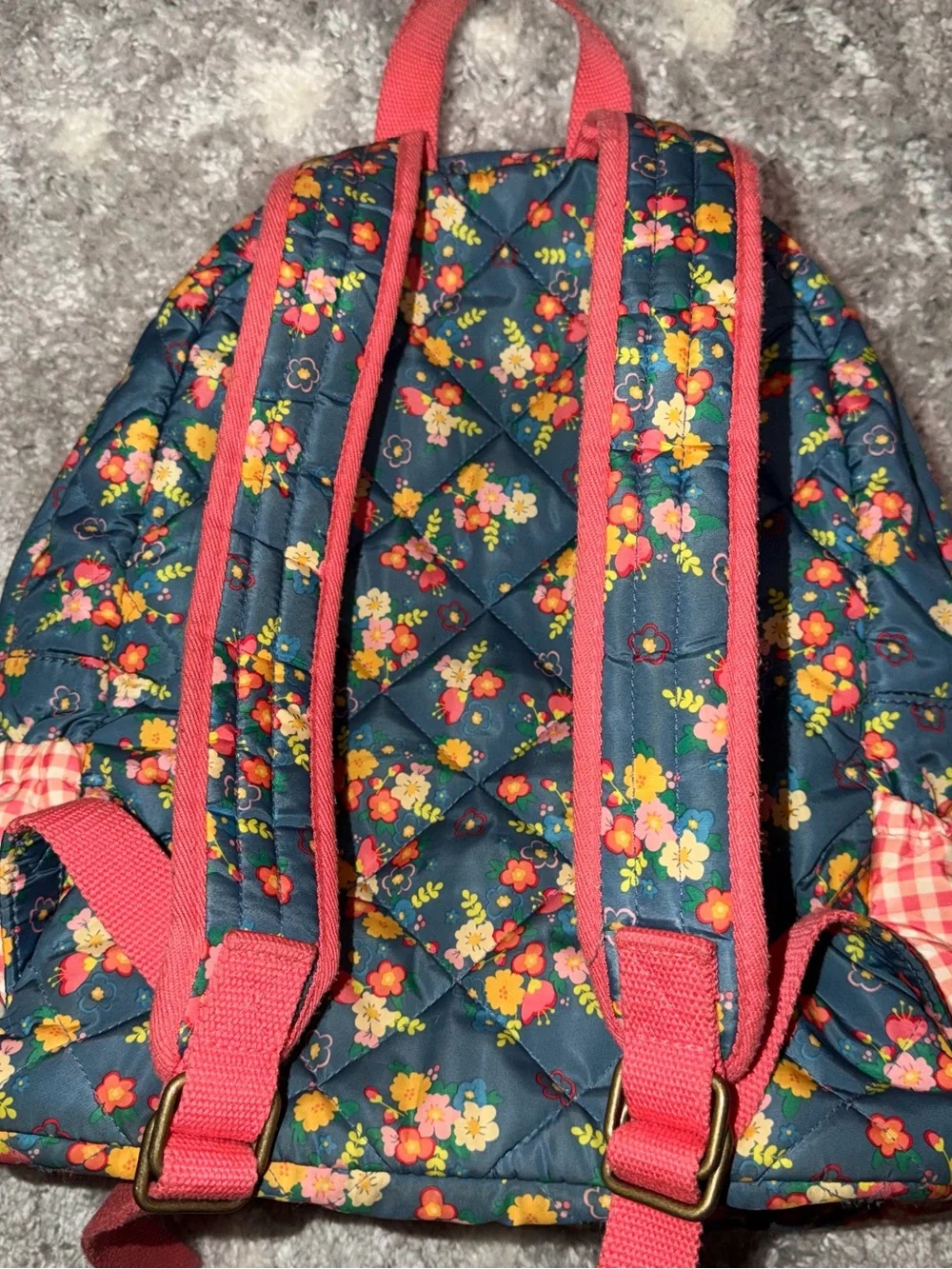 Matilda Jane Scholarly Me Backpack Quilted Teal Floral